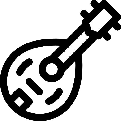 Mandolin folk mandolin orchestra icon Mandolin folk mandolin orchestra icon