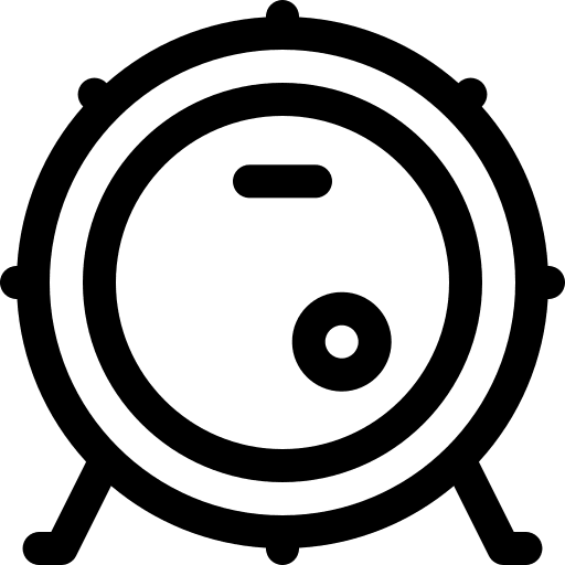 Bass drum music and multimedia orchestra bass drum icon Bass drum music and multimedia orchestra bass drum icon