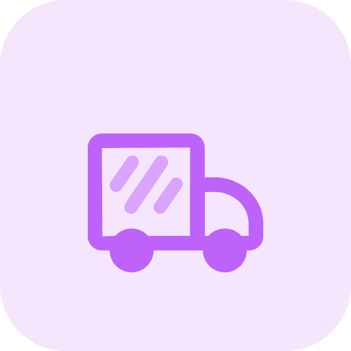 Shipment transport transportation mover truck icon