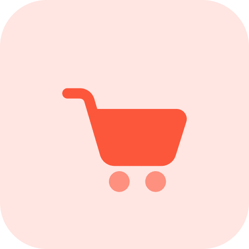 Trolley commerce and shopping cart trolley icon