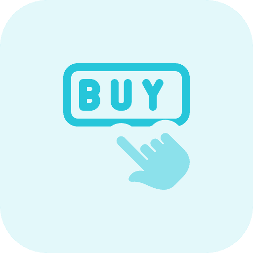 Click ecommerce shopping cart online shop icon
