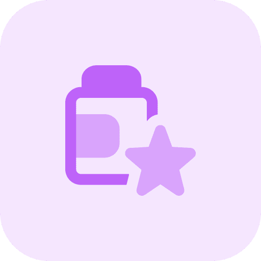 Medicine starred drugs pills icon
