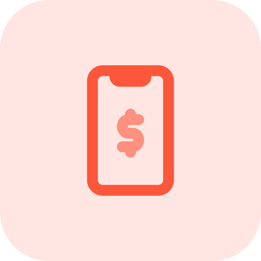 Phone payment method business and finance online payment icon