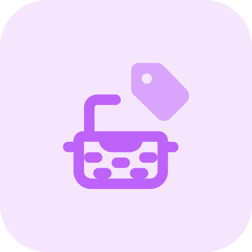 Price tag typewriter commerce commerce and shopping icon