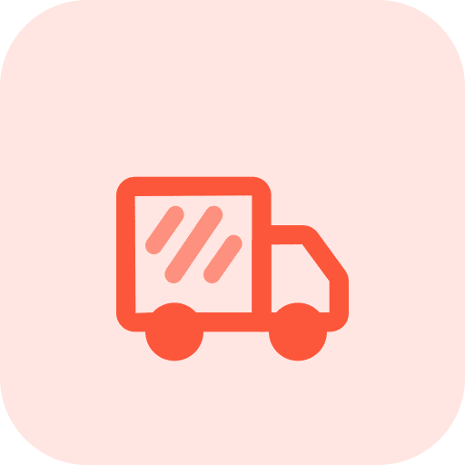 Shipment mover truck delivery truck shipment icon