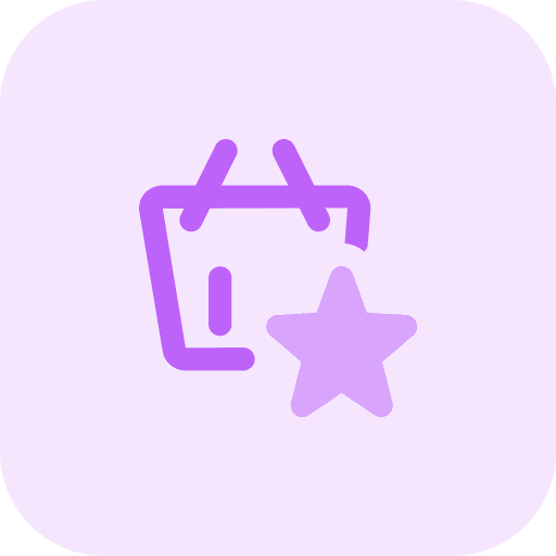 Star rating shop supermarket favorite icon