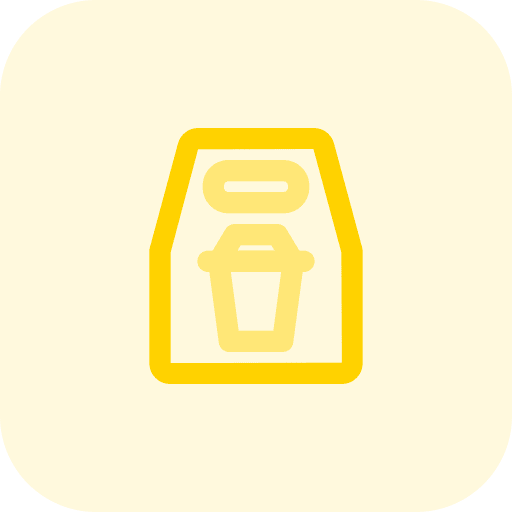 Coffee shipping and delivery food and restaurant coffee icon