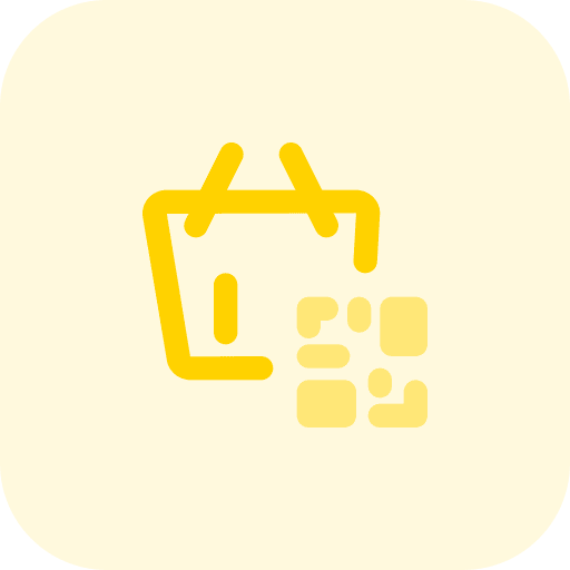 Barcode barcode supermarket shopping center icon