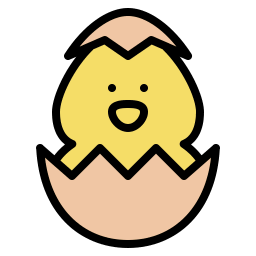 Chick chick easter spring icon