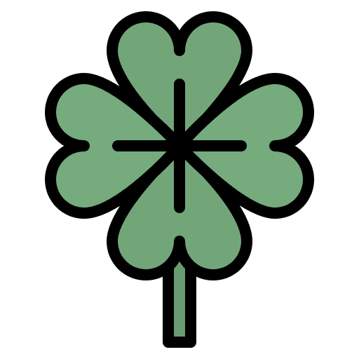 Clover leaf garden nature leaf icon