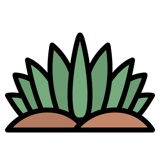 Grass plant ground grass icon