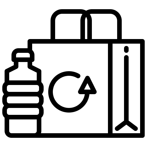 Recycle plastic plastic bag eco icon