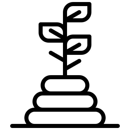 Compost composting plant growth icon Compost composting plant growth icon