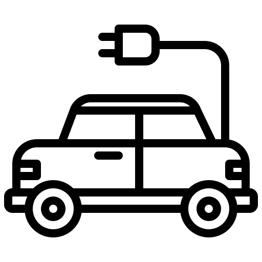 Eco car plug transportation eco car icon Eco car plug transportation eco car icon