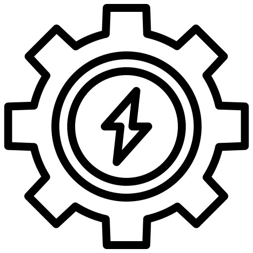 Energy electricity settings eco icon Energy electricity settings eco icon