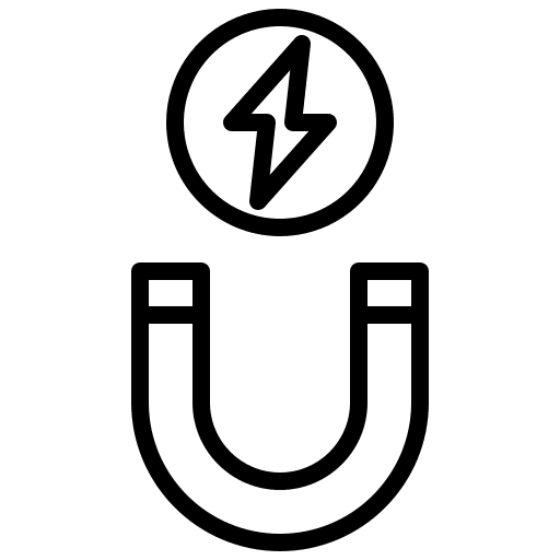 Magnet magnetism magnet eco icon Magnet magnetism magnet eco icon