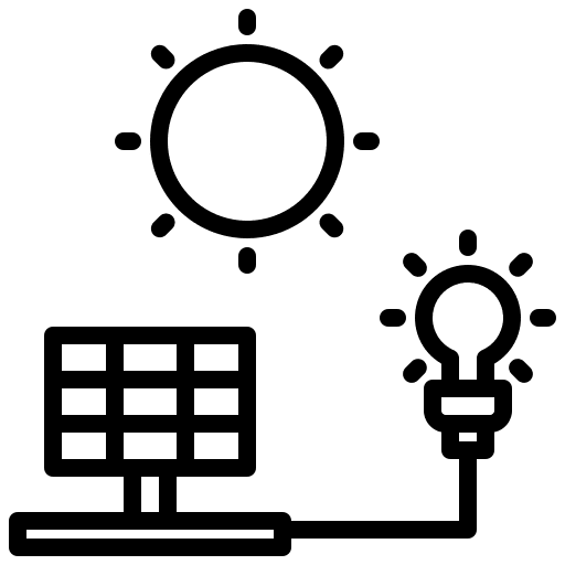 Solar cell ecology and environment solar energy electric icon Solar cell ecology and environment solar energy electric icon