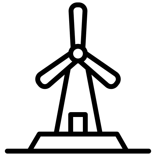 Windmill eco friendly ecology and environment sustainable energy icon Windmill eco friendly ecology and environment sustainable energy icon