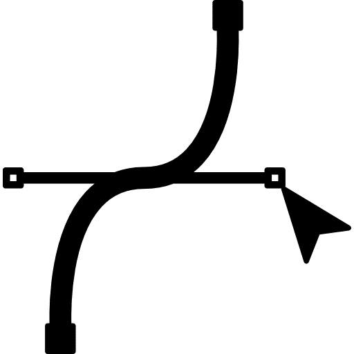 Anchor points adjustment graphic tool interface photoshop icon