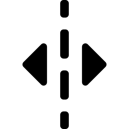 Bleed lines dotted line printing layout icon