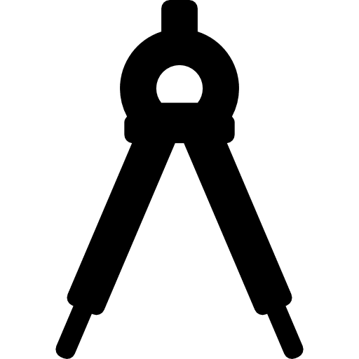 Compass compasses education school materials icon