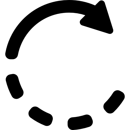 Loading arrow recurrent refresh interface icon
