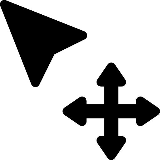 Move selection cursor graphic design graphics interface icon