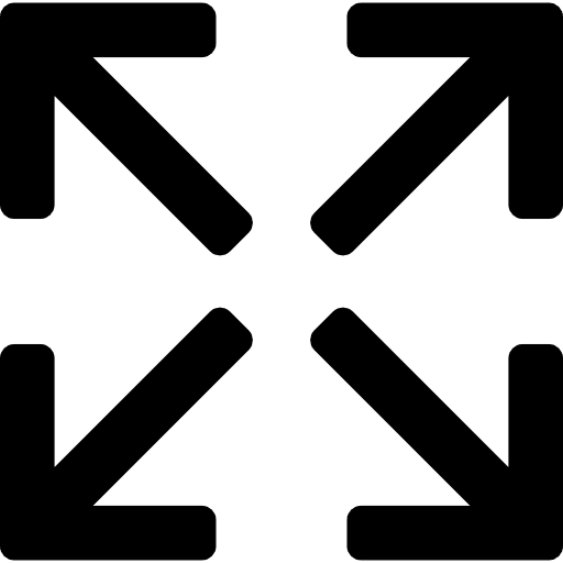 Full screen selector expand maximize interface icon