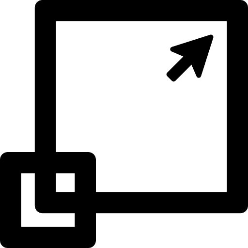 Increase selection size resolution maximize interface icon