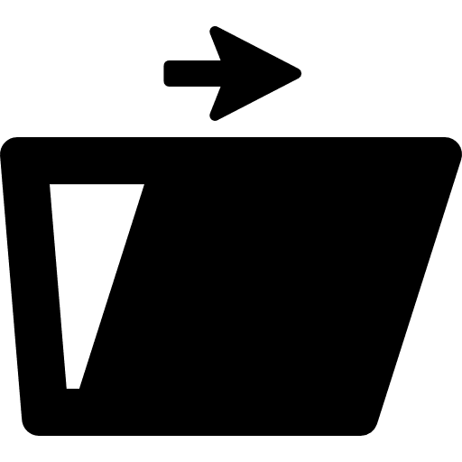 Share folder share send data icon