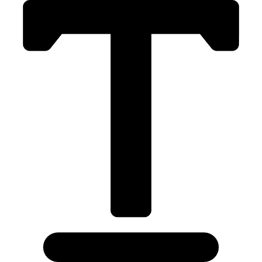 Underline text edition text formatting interface icon