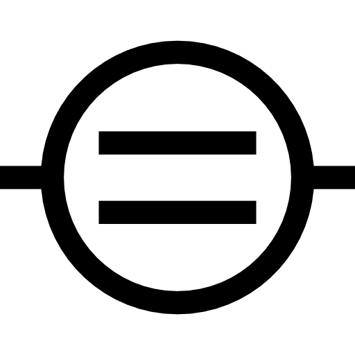 Dc circuit dc electronic circuit icon Dc circuit dc electronic circuit icon