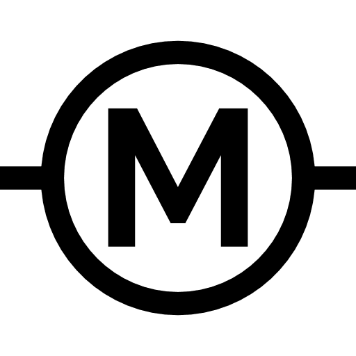 Motor transistor technology motor icon Motor transistor technology motor icon