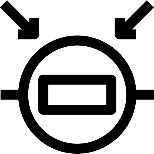 Resistor technology transfer transistor icon Resistor technology transfer transistor icon