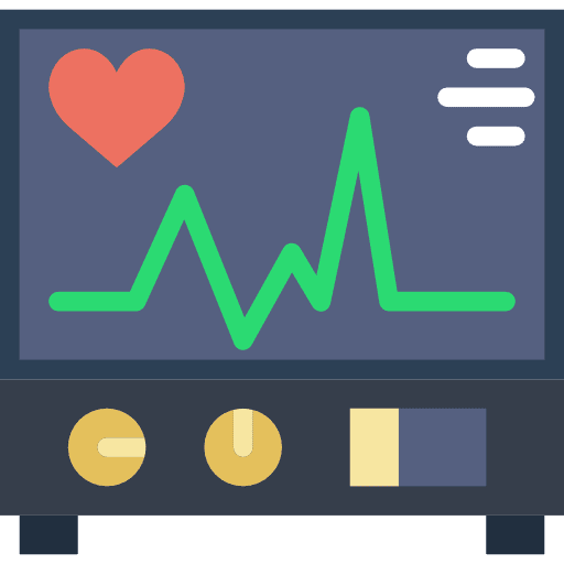 Cardiogram electrocardiogram hospital medical icon