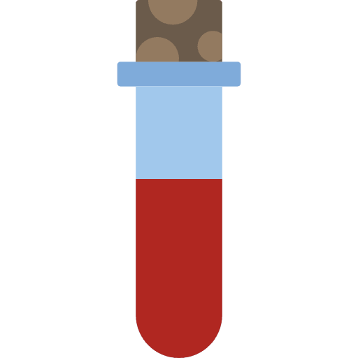 Blood sample testing blood sample medical icon