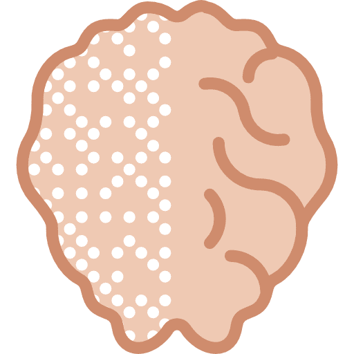 Brain body part medical human brain icon