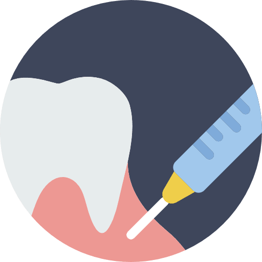 Anesthesia anesthesia syringe mouth icon