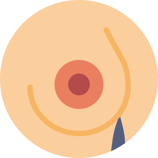 Breast woman female breast icon