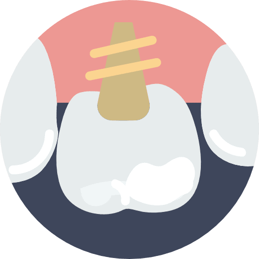 Implants dentist dental medical icon