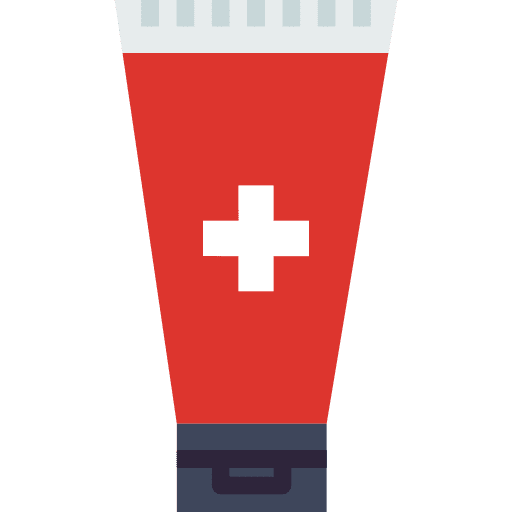 Ointment health care dermathology medical icon