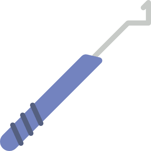 Periodontal scaler dental medical periodontal scaler icon