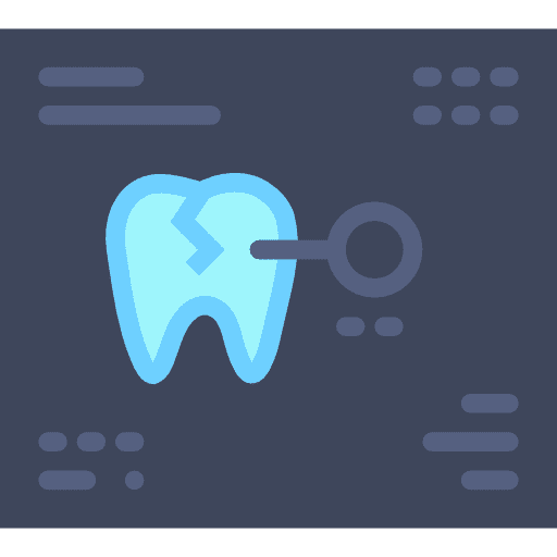 Records medical dentist dental icon