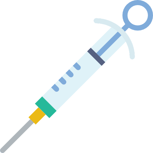 Syringe health care tools and utensils syringe icon