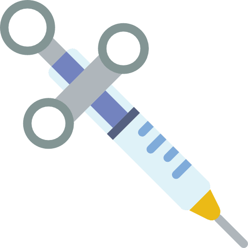 Syringe vaccine syringe tools and utensils icon