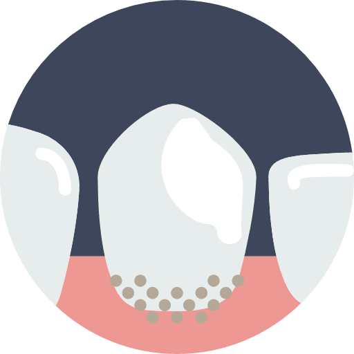 Canine dentist medical teeth icon