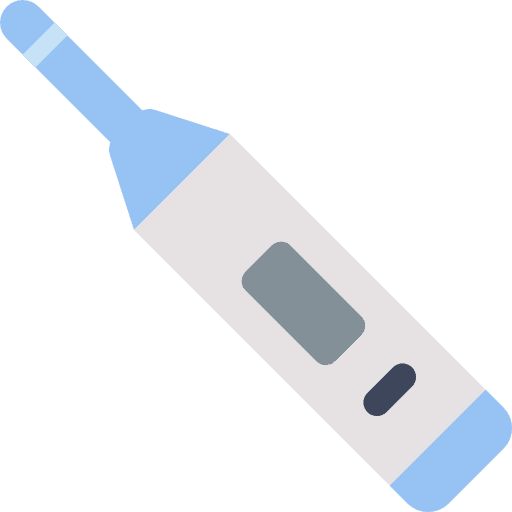 Thermometer digital fahrenheit degrees icon