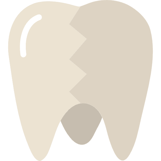 Tooth caries dentist medical icon