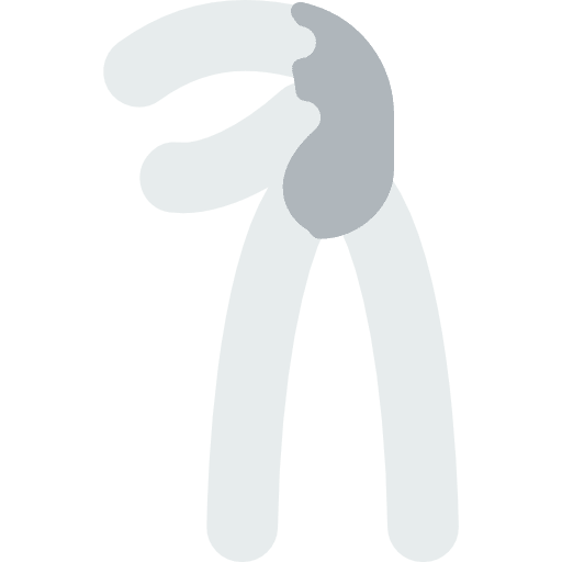 Tooth pliers dental tooth pliers tools and utensils icon