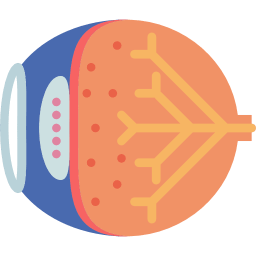 Eye iris random ophthalmology icon